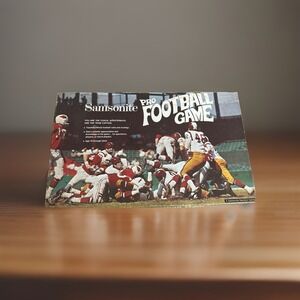 Samsonite‎ Pro Football Board Card Game 1970 COMPLETE